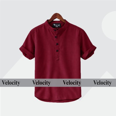 Oxford Cotton Fabric Katua - MAROON