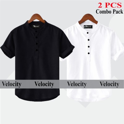 Oxford cotton fabric katua WHITE-BLACK