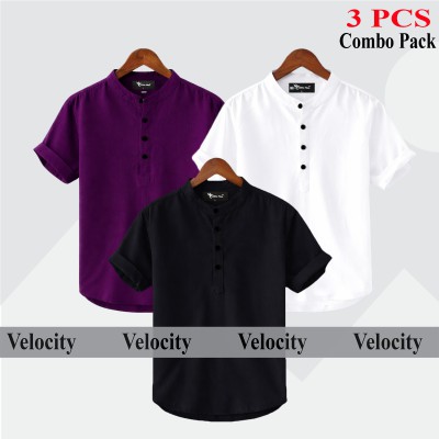 Oxford cotton fabric katua WHITE - JAME -BLACK