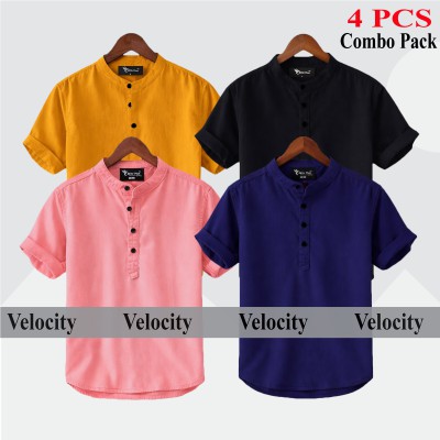 Oxford cotton fabric katua BLUE -PINK -BLACK -BLUE
