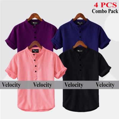 Oxford cotton fabric katua BLACK-BLUE- JAME-PINK