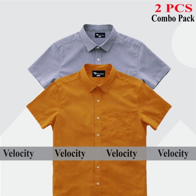 Half Sleeve Shirt For Men's KATHALI - ASH