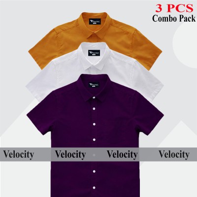 Half Sleeve Shirt For Men's WHITE - KATHALI -JAME