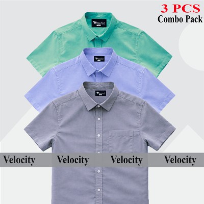 Half Sleeve Shirt For Men's PEST-SKY-ASH