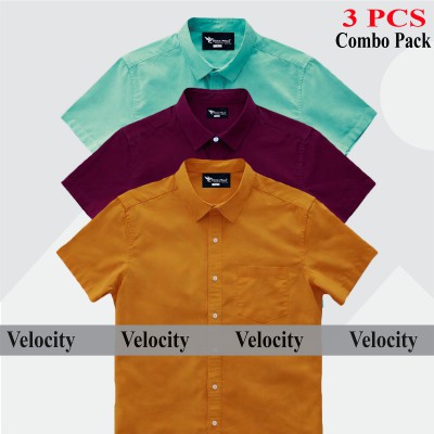 Half Sleeve Shirt For Men's KATHALI -PEST -MAROON