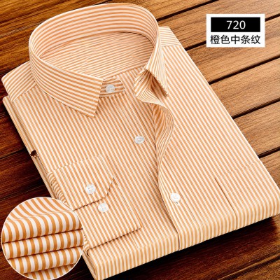 Premium quality Stripe Formal shirt ORANGE